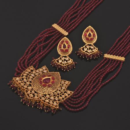Traditional Kundan Meena Designer NecklaceSet