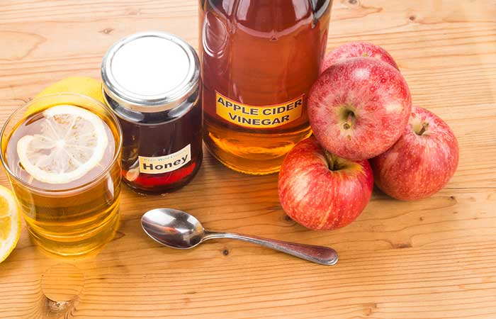Apple Cider Vinegar, Honey, and Lemon Drink