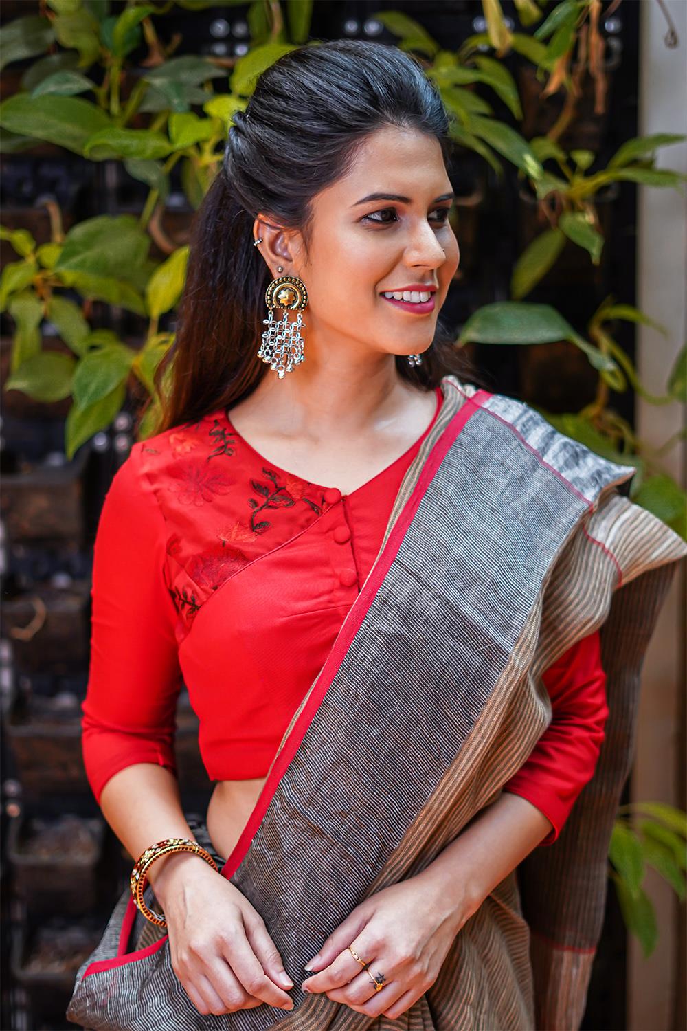How To Mix and Match Blouse With Your Sarees