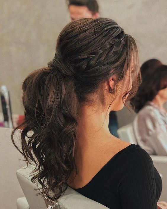 Hairstyle for a saree