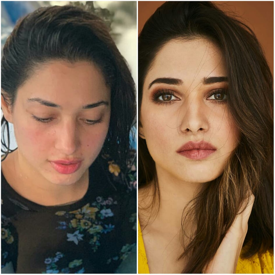 Actress without Makeup - Tamannaah Bhatia
