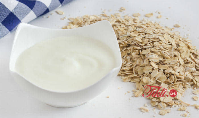 Curd And Oats Face Mask