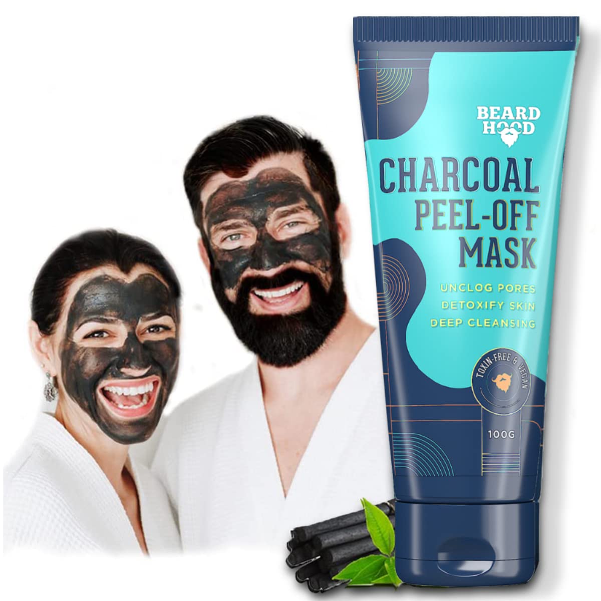 Beardhood Activated Charcoal Peel Off Mask