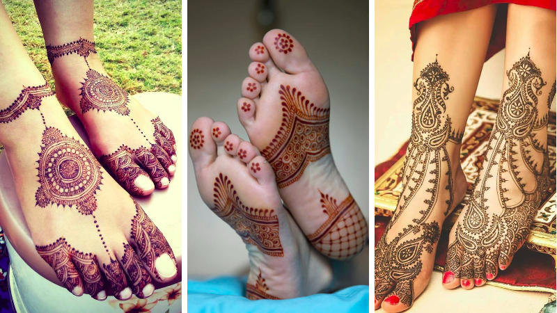 Easy & Beautiful Mehndi Design for Feet - K4 Fashion