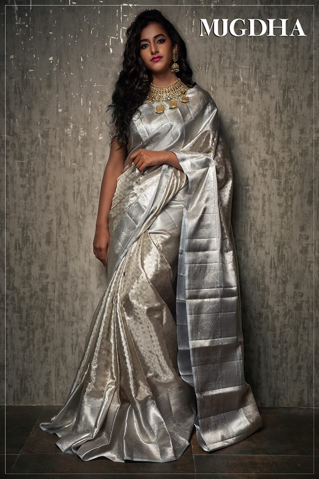 Mugdha Silk Saree  Silk saree blouse designs Bridal sarees south indian  Saree models