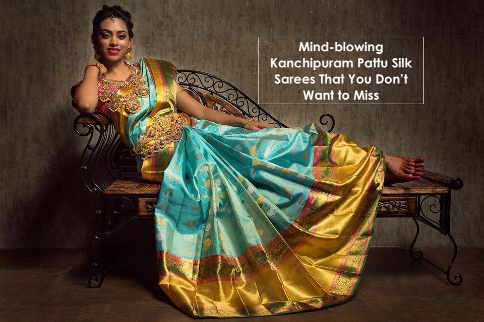 Mimosa Sarees  Buy Mimosa Kanchipuram Style Art Silk Saree Green With  Unstitched Blouse Online  Nykaa Fashion