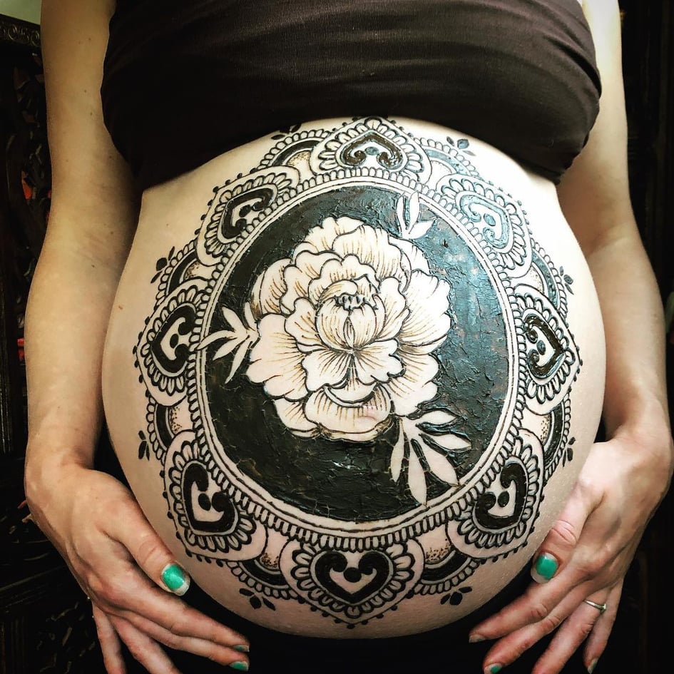 Beautiful Baby Shower Mehndi Designs For Your Baby Bump