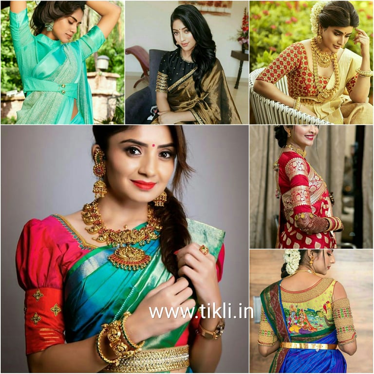Latest blouse neck designs for pattu sarees – 30 Latest Blouse Back Neck  Designs In – Blouses Discover the Latest Best Selling Shop women's shirts  high-quality blouses