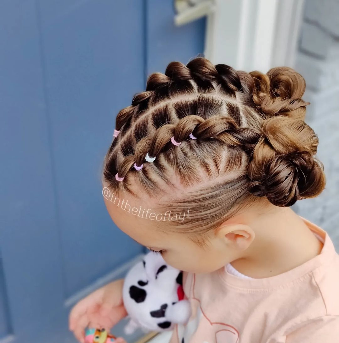 Braids for Kids 50 Kids Braids with Beads Hairstyles