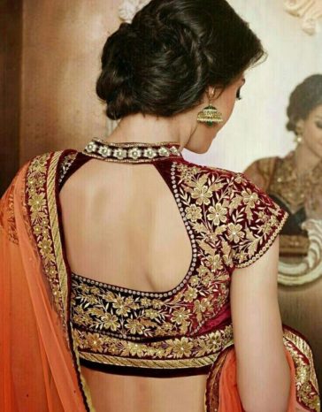 Top 50+ Latest and Trendy Blouse Designs For Saree - Tikli