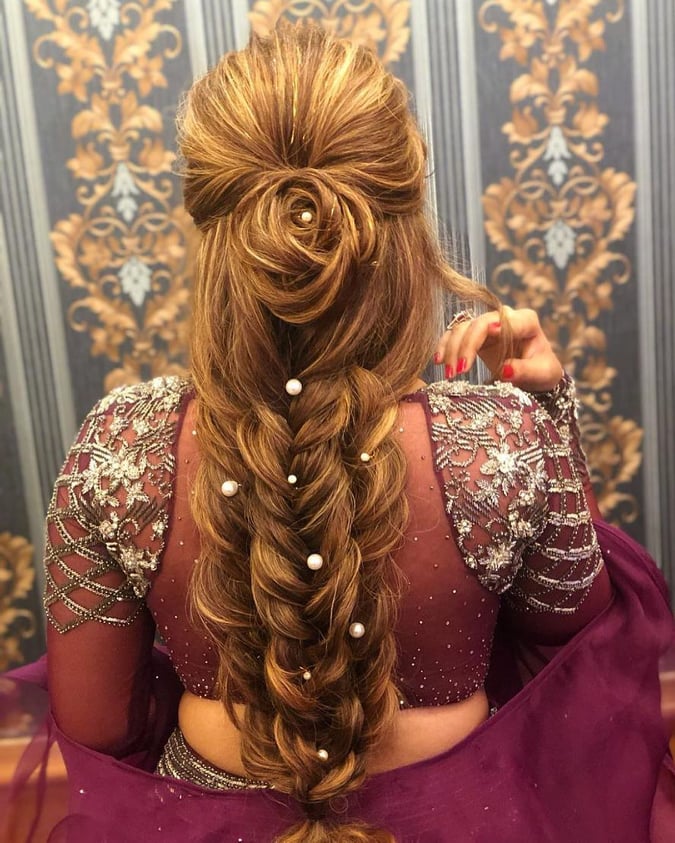 12 Trending  Stylish Haldi Hairstyle For Every BrideToBe  MyGlamm
