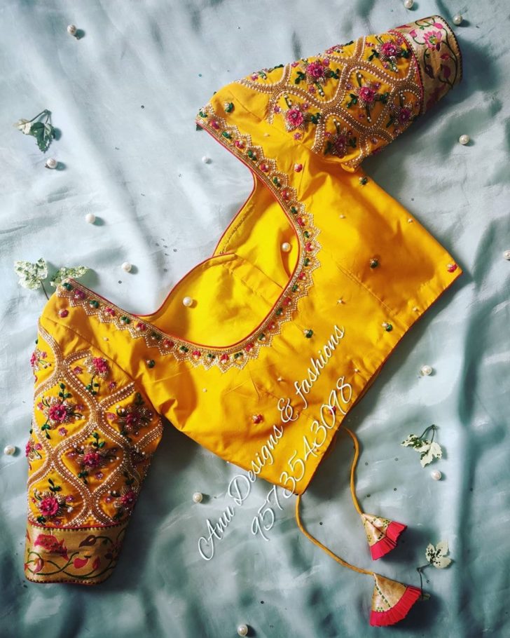 65 Stylish and Trendy Blouse Designs For Saree and Lehenga - Tikli