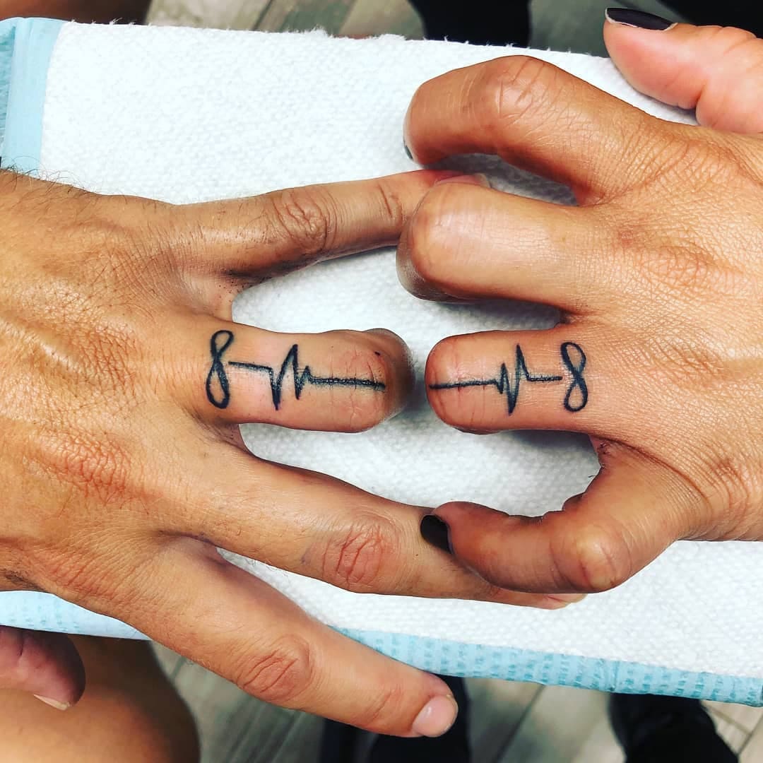 couples with infinity tattoo on wrist  Infinity tattoo desi  Flickr