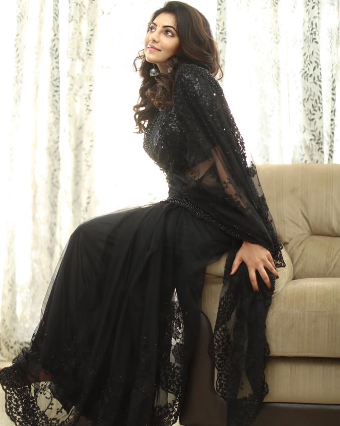 blouse With black saree