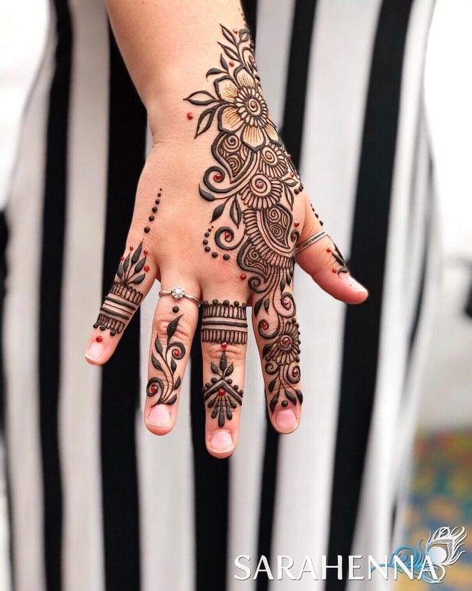 Top more than 144 nice mehndi design images latest