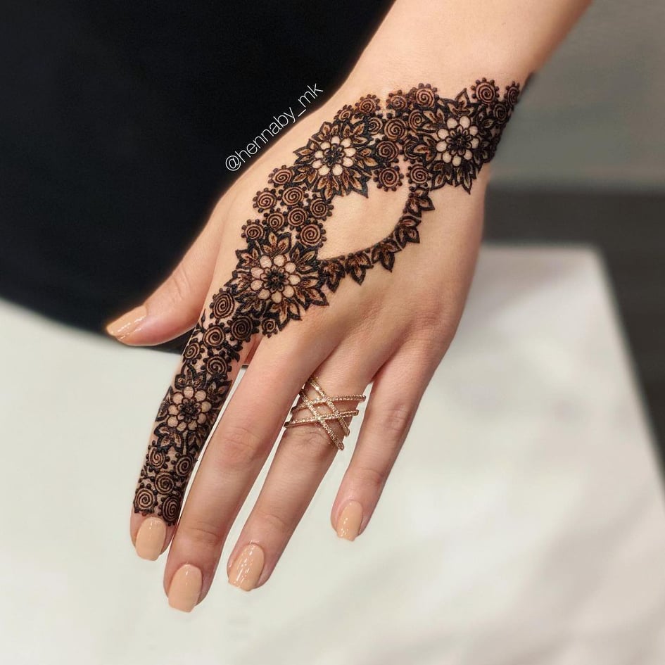 Finger mehndi design easy and beautiful | One finger mehndi design - Mehndi  Design
