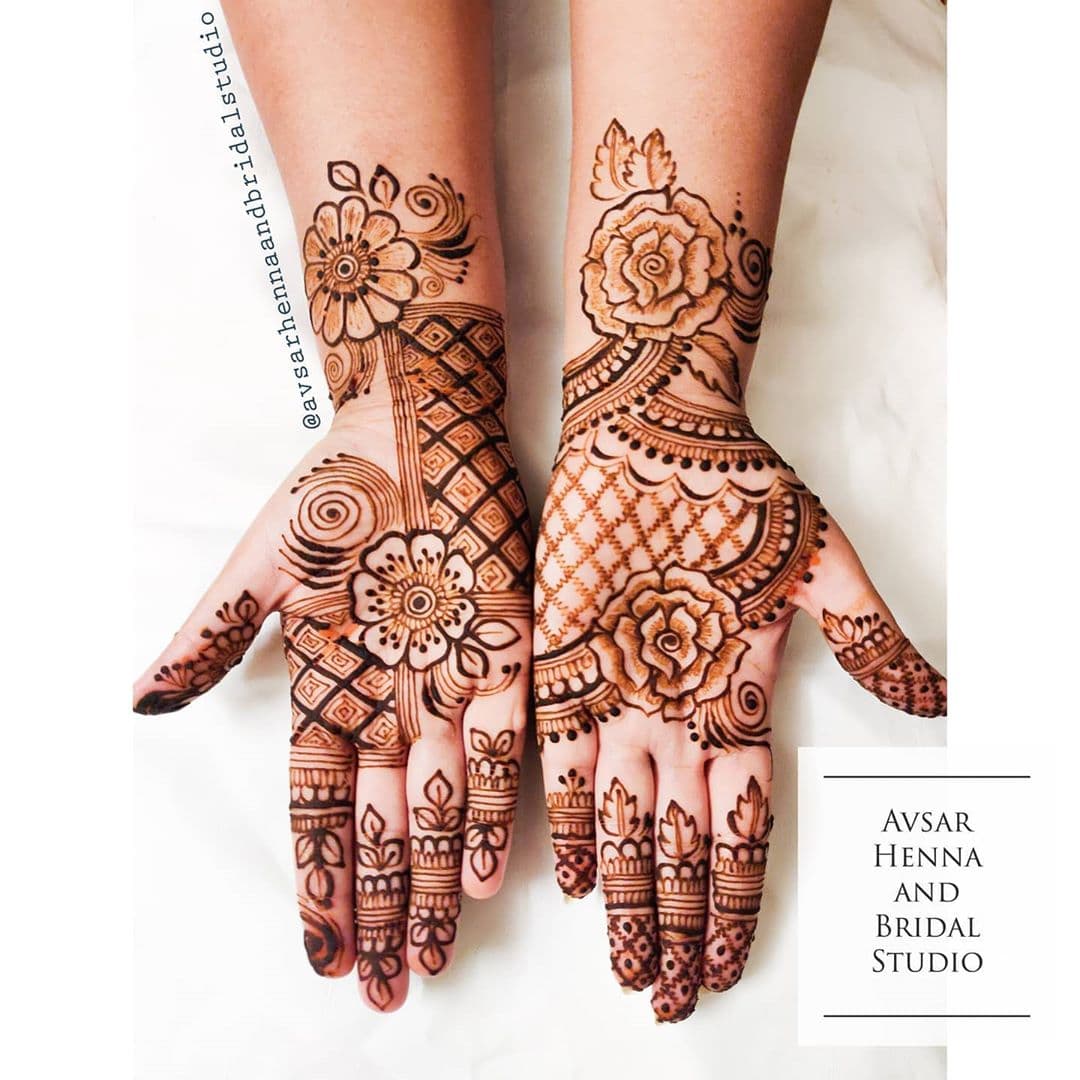Karva Chauth mehndi image| Karwa Chauth 2020: Easy mehndi designs for hand  and foot you must try this year