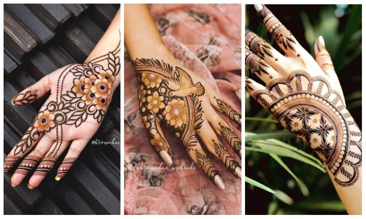 Simple Dulahan Mehandi Design | dulhan mehndi design |bride making using  henna| new mehandi design - YouTube