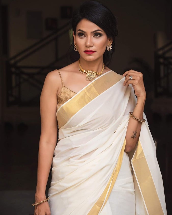 Hairstyles To Try With Kerala Saree  Boldskycom