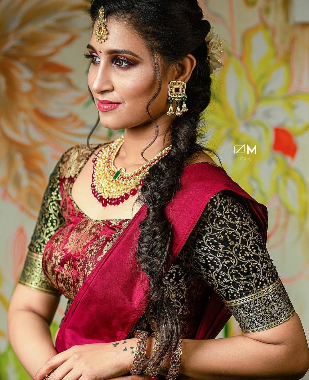 Indian Wedding and Reception Hairstyle - Get Easy Art and Craft Ideas