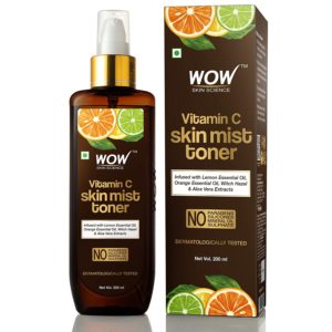 Best Toners for Oily Skin - WOW Skin Science Vitamin C Skin Mist Toner- Tikli