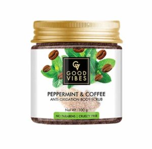 Good-Vibes-Peppermint-and-Coffee-Anti-Oxidation-Body-Scrub-Tikli.in