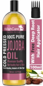 Best Hair Moisturizers- Wishcare Jojoba Oil Hair - Tikli.in