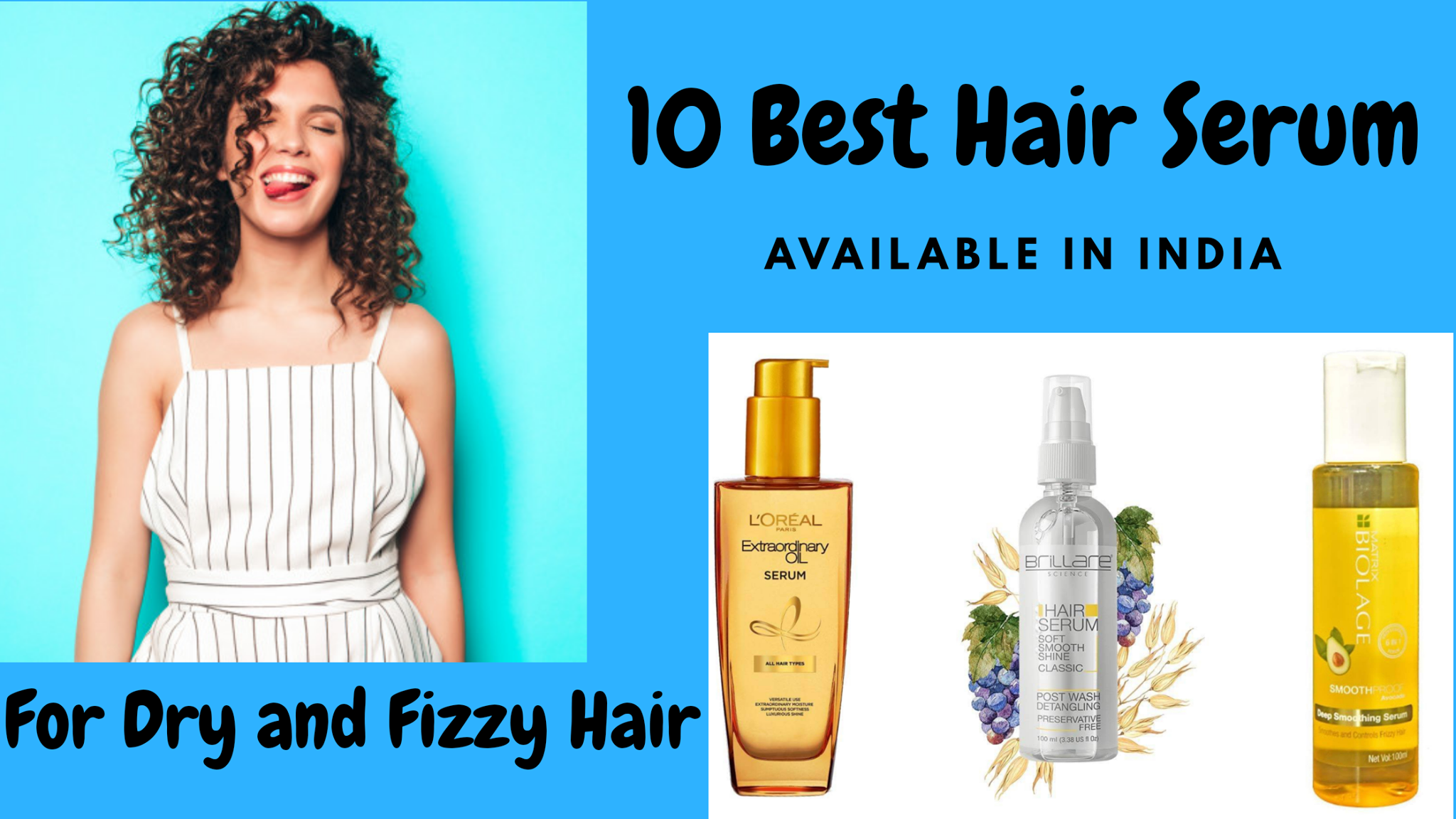 10 Best Hair Serum For Dry Hair Available in India - Tikli