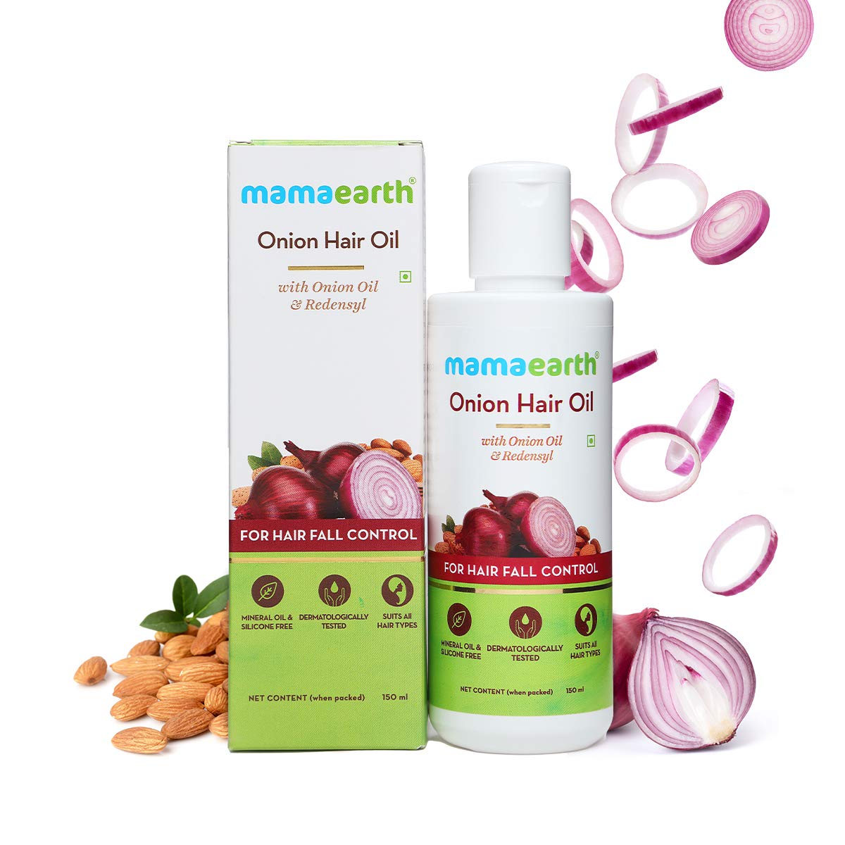 Mamaearth Onion Oil for Hair Growth & Hair Fall Control - Tikli