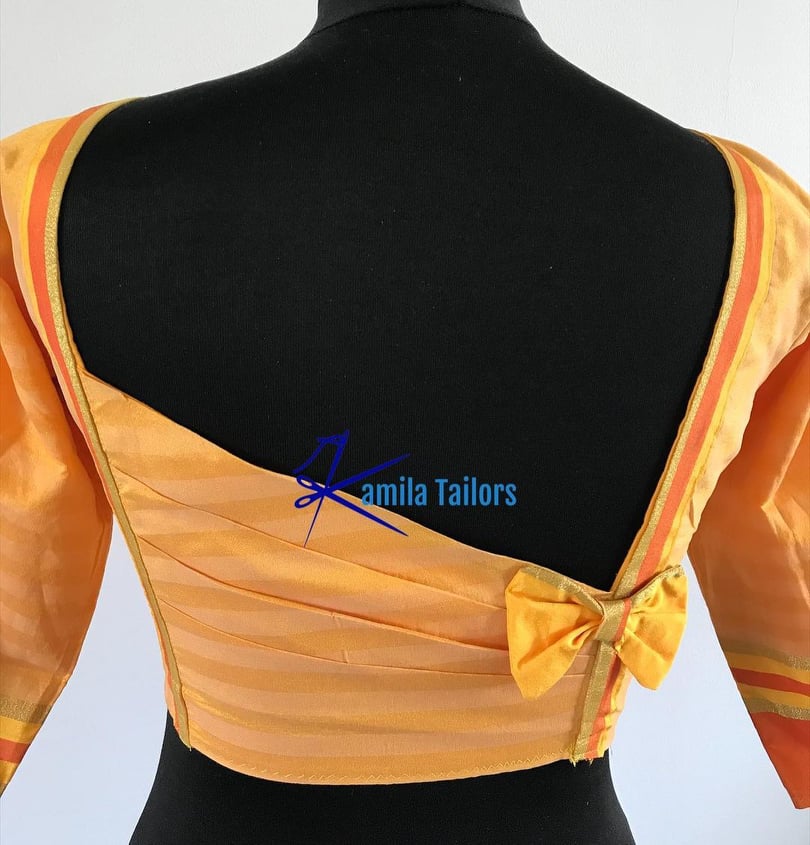 back neck blouse designs 