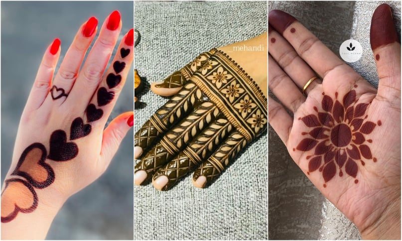 Most beautiful and easy mehndi designs for front hands - Simple Henna  designs - YouTube