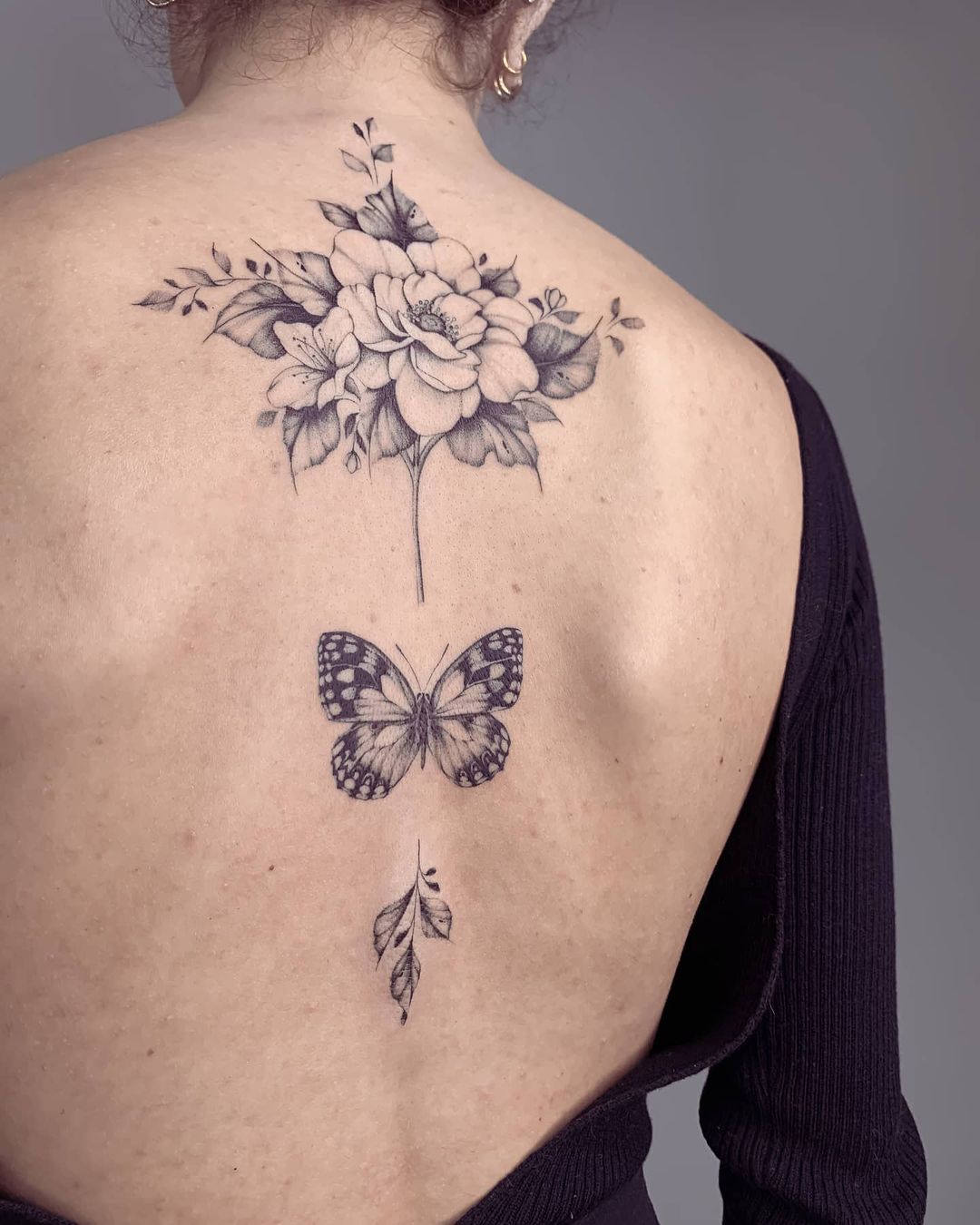 butterfly tattoo spine tattooTikTok Search