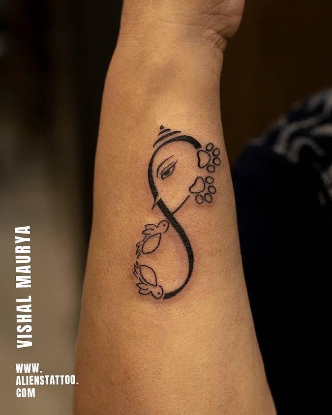 1691 Lord Ganesha Tattoo Stock Photos Pictures  RoyaltyFree Images   iStock