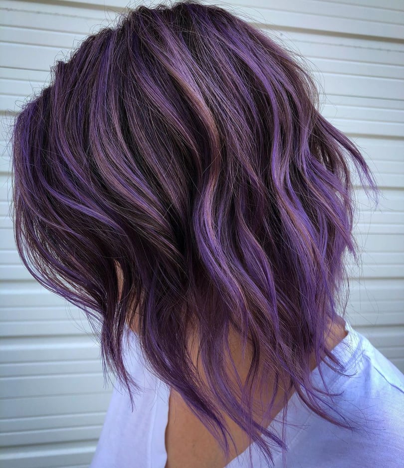50 Dark Purple Hair Color Ideas for One-Of-A-Kind Women in 2023