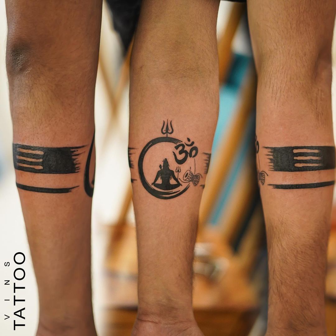 Shiva armband Tattoo design  Band tattoo designs Armband tattoo design  Forearm band tattoos