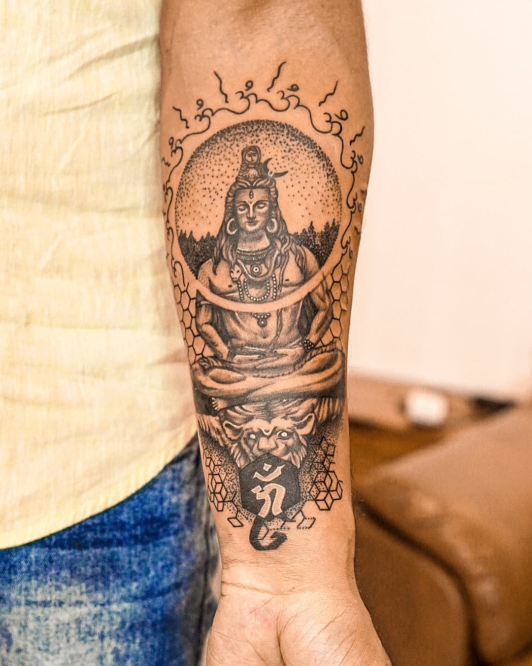 Dancing sakthi parvathi tattoo sketch  shiva trishul angry  Tattoo  designs wrist Trishul tattoo designs Om tattoo design