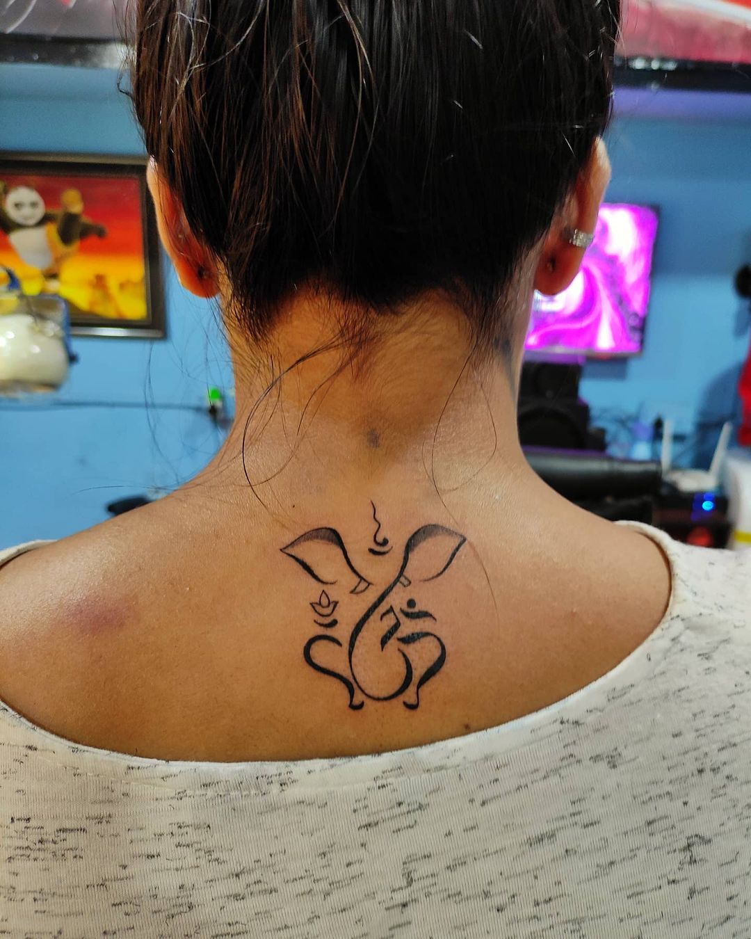 Tattoo uploaded by Gems Tattoo Studio  Lord shiva 3d tattoo Om namah shivay  with trishul and om  Tattoodo