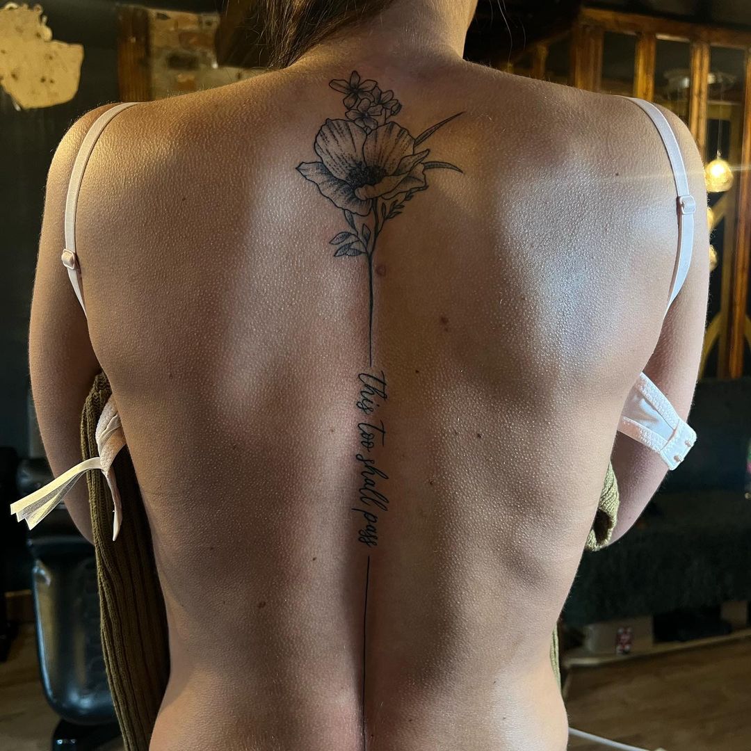 17 spine tattoos that make for beautiful backbones   HelloGigglesHelloGiggles