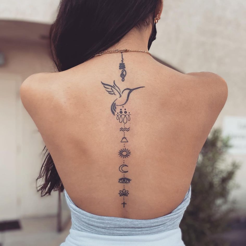 spine tattoo ideas with name｜TikTok Search