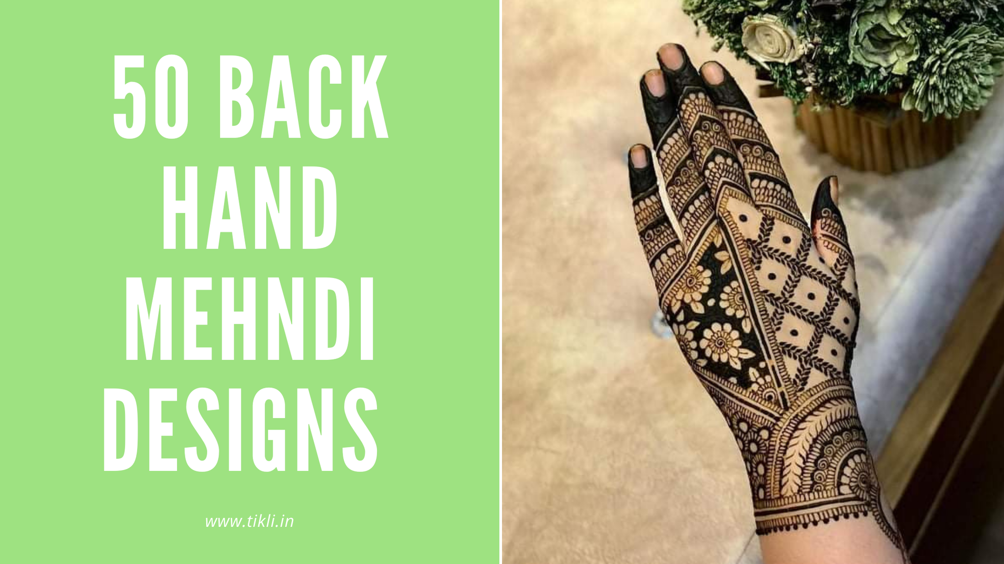 20+ Alluring Back Hand Mehndi Design - Must Try in 2023 | Fashionterest