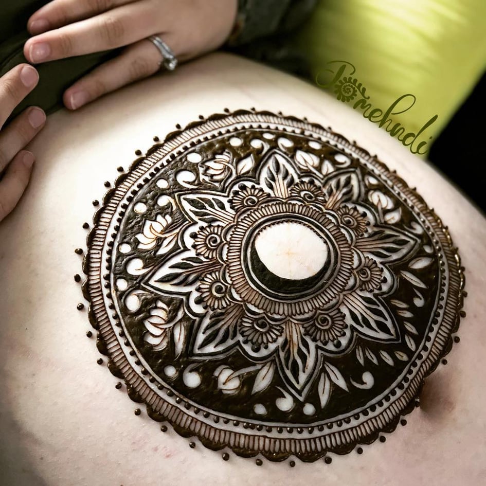 Belly Henna Designs 
