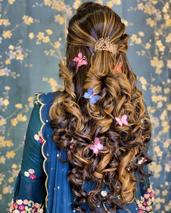 10 Pretty Bridal Hairstyles For Curly Hair  POPxo