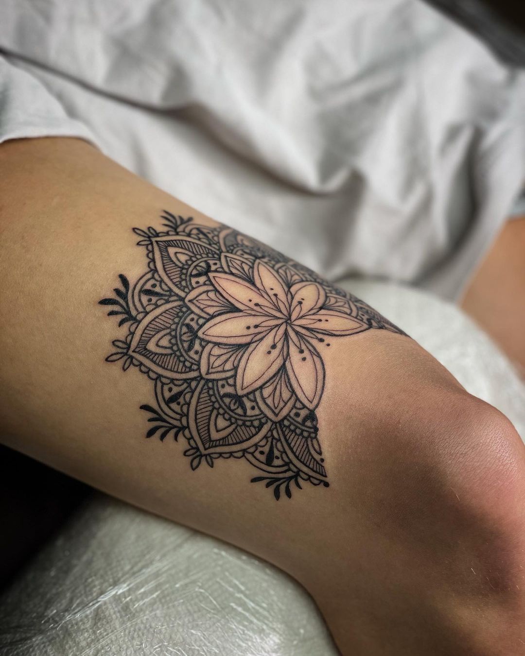 73 Beauteous Mandala Tattoos Designs On Thigh  Tattoo Designs   TattoosBagcom