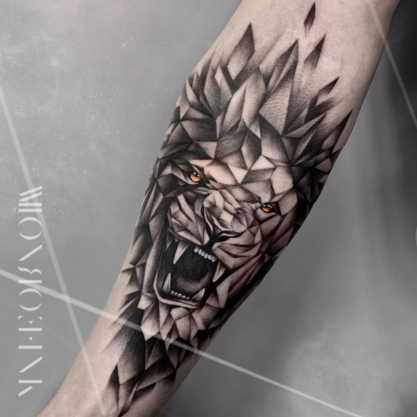 Underworld Tattoo  Lion with crown on calf first tattoo by Tamas   Facebook