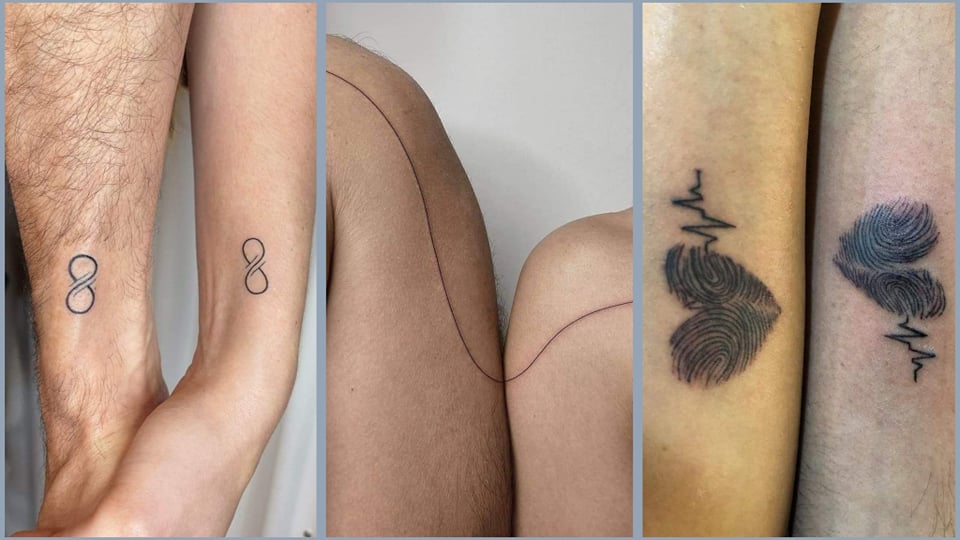 50 Matching Couple Tattoo Ideas To Try with Your Significant Other -  Hairstyle