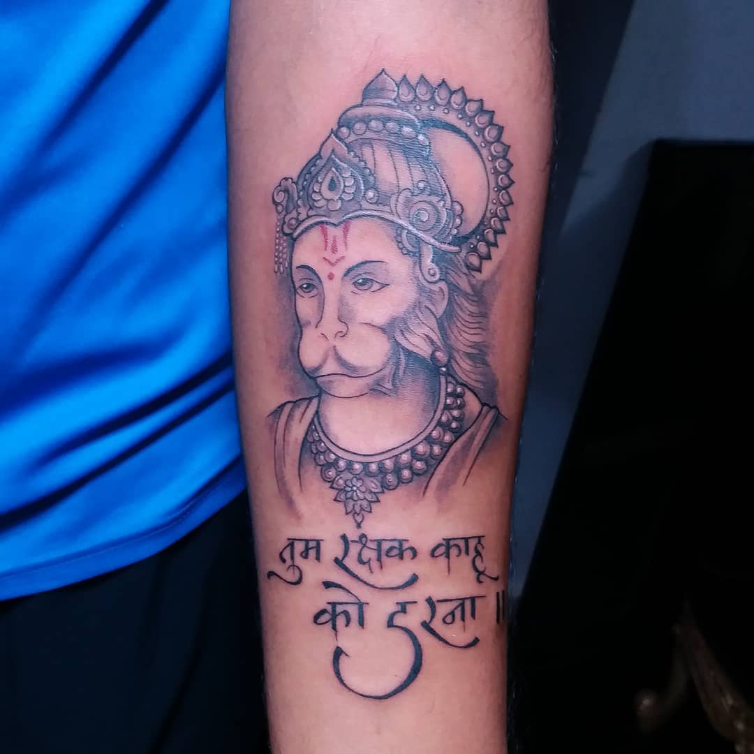 Hanhuman tattoo Bajrangbali   Get inked from Experienced Tattoo  Professional Call Sunil C K  91 9035217  Hand tattoos for guys Hanuman  tattoo Tattoos
