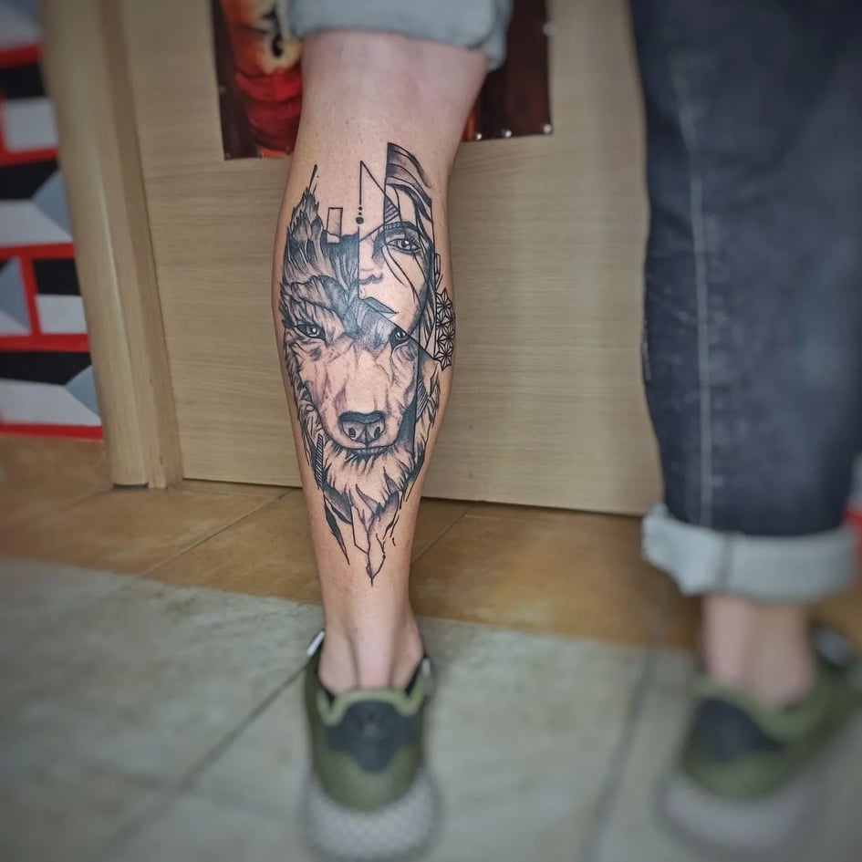 Leg Tattoo 