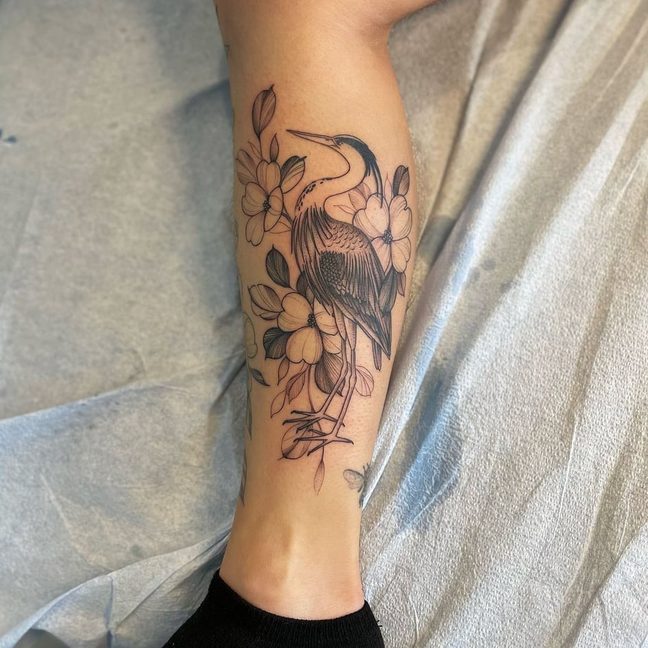 50 Elegant Flowers Tattoos On Leg  Tattoo Designs  TattoosBagcom