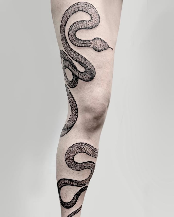 Leg Tattoo For Women