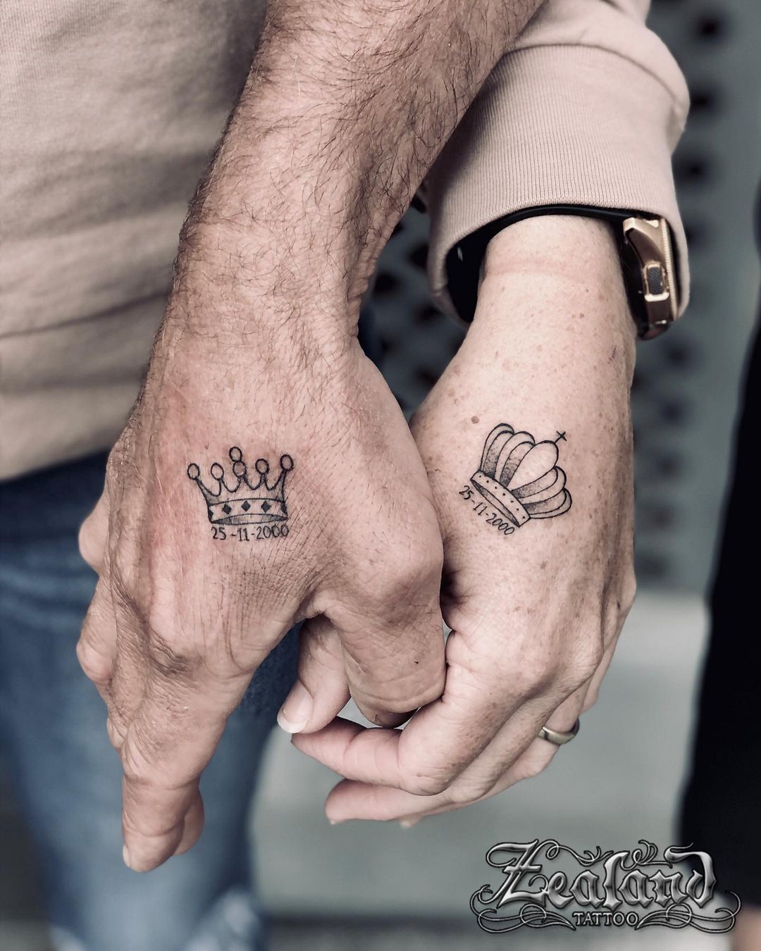 Tattoo Ideas For Women - King and Queen Tattoo